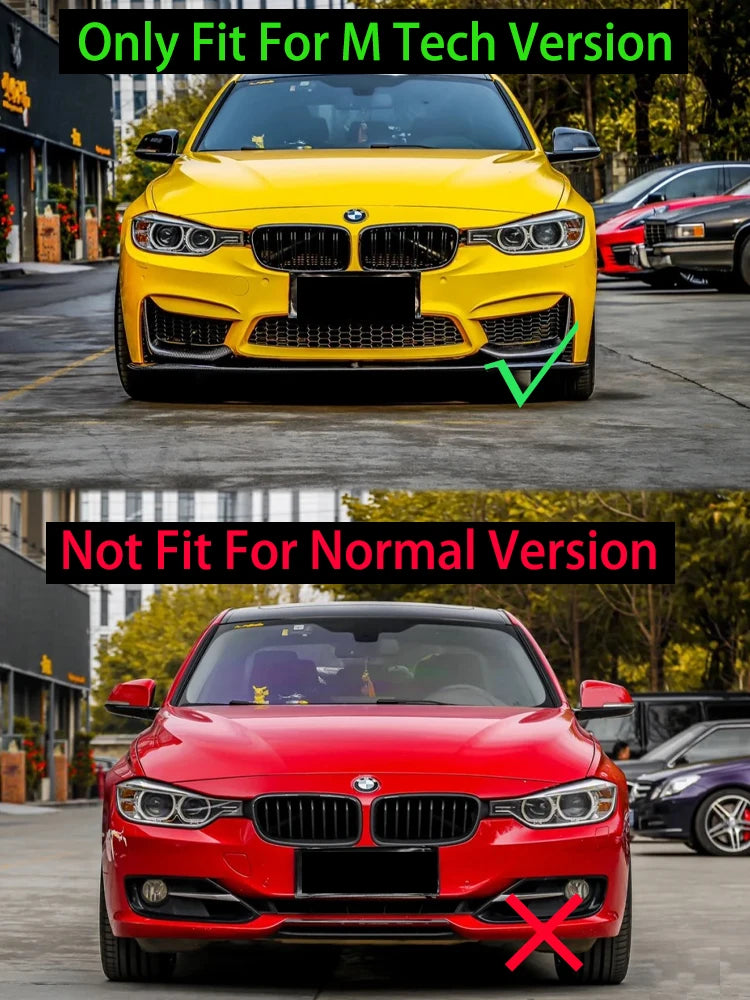 Carbon Fiber M Tech Rear Bumper Diffuser Lip For BMW 3 Series F30 F31 2012-2019 Body Kit Black MP Diffusor 320i 328i M Sport