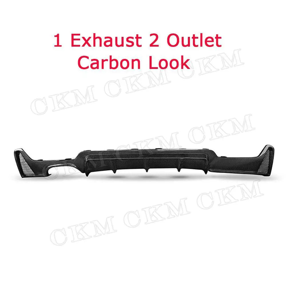 Glossy Black Rear Lip Diffuser Spoiler For BMW 4 Series F32 F33 F36 M Sport 2014 2015 2016 2017 2018 Carbon Rear Bumper Guard