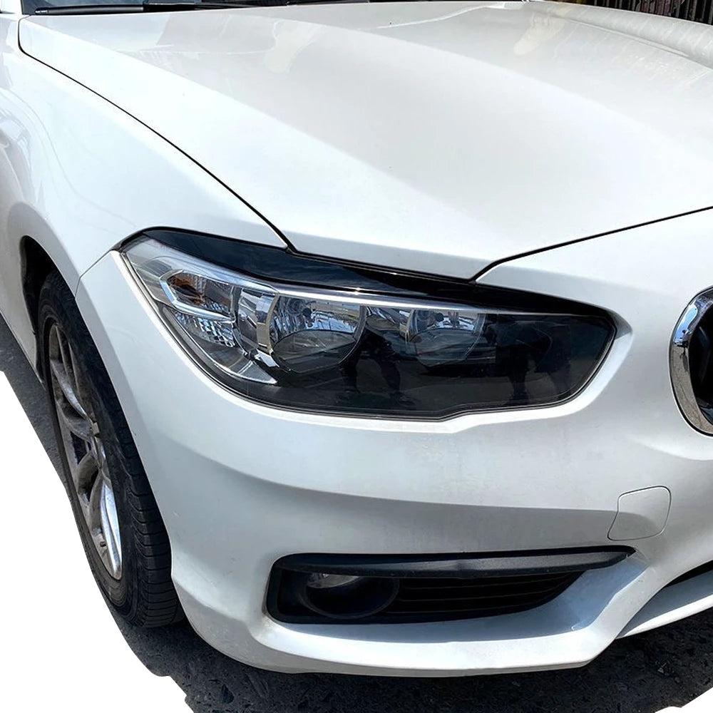 Pop 2PCS Headlight Evil Eyebrows Eyelids For BMW F20 F21 1 Series 116d 118i 120i 120d M140i 2015-2018 Front Headlamp Eye Lid C