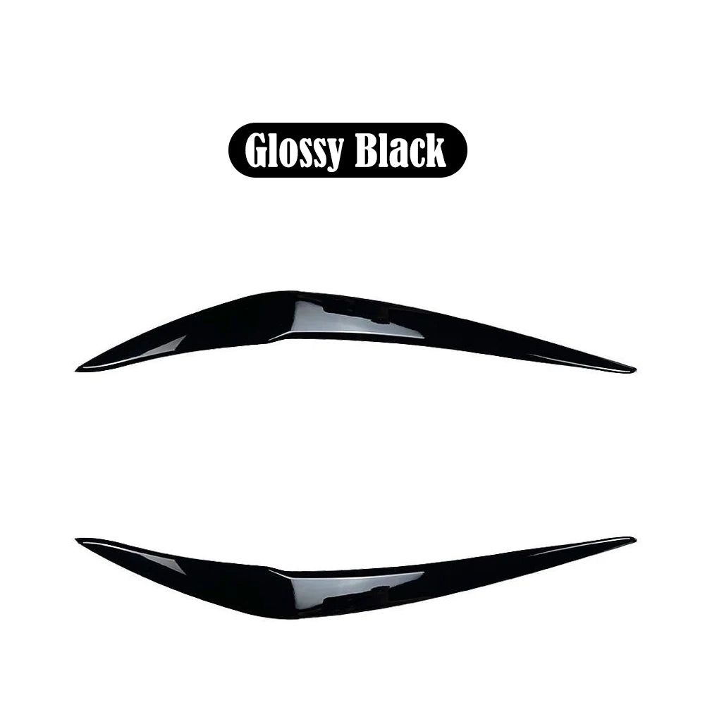Pop 2PCS Headlight Evil Eyebrows Eyelids For BMW F20 F21 1 Series 116d 118i 120i 120d M140i 2015-2018 Front Headlamp Eye Lid C
