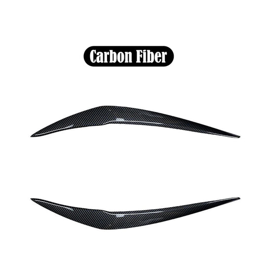 Pop 2PCS Headlight Evil Eyebrows Eyelids For BMW F20 F21 1 Series 116d 118i 120i 120d M140i 2015-2018 Front Headlamp Eye Lid C