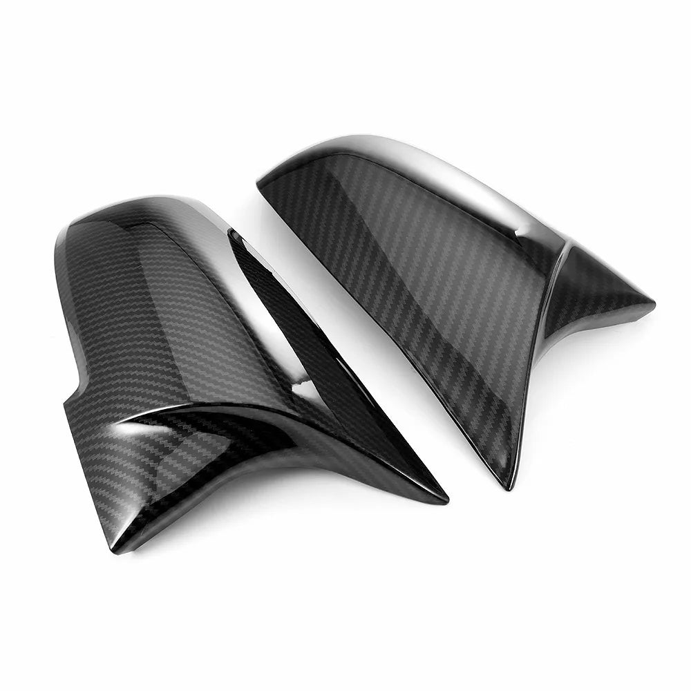 For BMW F20 F21 2pcs M Style Gloss Black Car Rear View Mirror Cover Caps Trim Shell Frame 118i 120i 120d 125i 125d M135i M140i