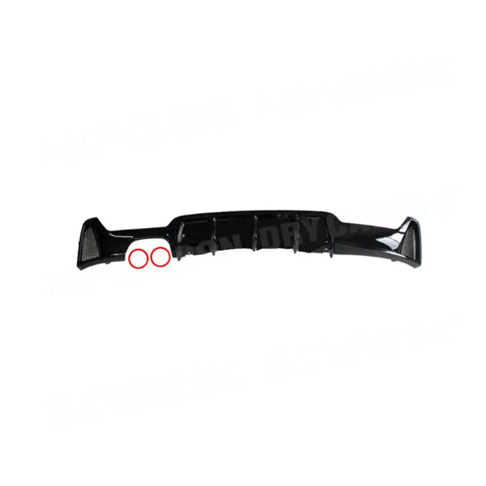 Glossy Black Rear Lip Diffuser Spoiler For BMW 4 Series F32 F33 F36 M Sport 2014 2015 2016 2017 2018 Carbon Rear Bumper Guard